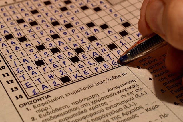Les mots fléchés participent à enrichissement personnel
